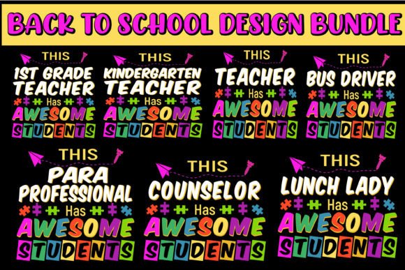 Awesome Students Design Bundle: A Graphic Resource for Educators