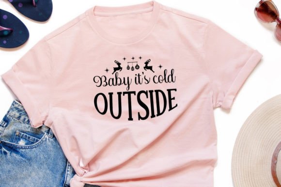 Baby Its Cold Outside Graphic Design: A Creative Asset for Winter Projects
