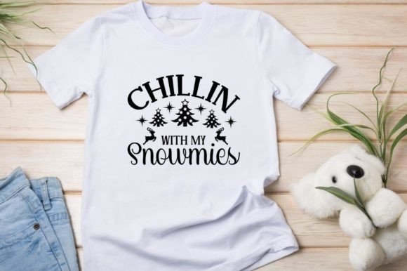 Chillin with My Snowmies: A Graphic Design for Winter Projects