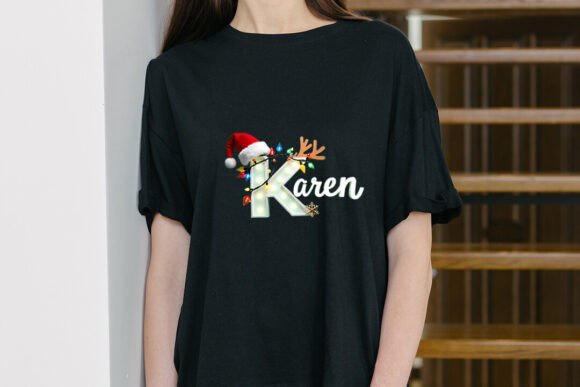 Christmas Alphabet PNG Graphic K: Festive Clip Art for Your Projects