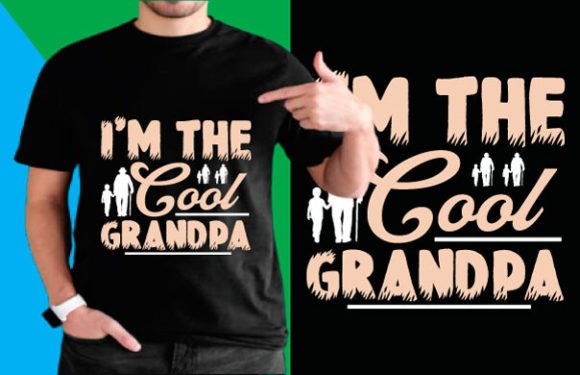 Grandpa T-Shirt Design Graphic: A Cutting File for Heartfelt Projects