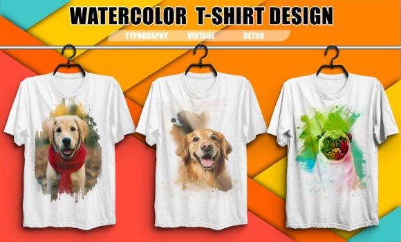 Mastering Watercolor T-Shirt Designs for Digital Printing