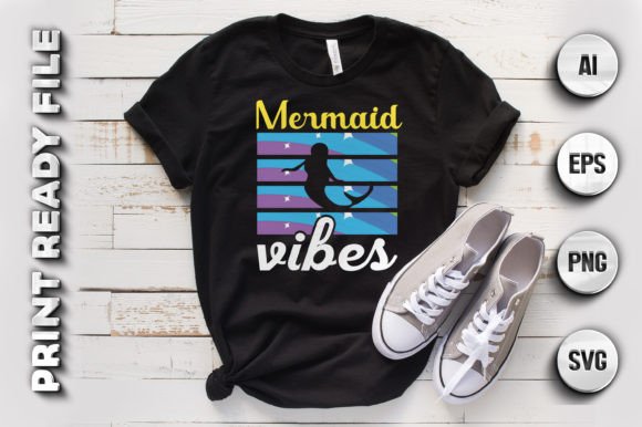 Mermaid T-shirt Design Graphic: Unlock Your Creative Projects