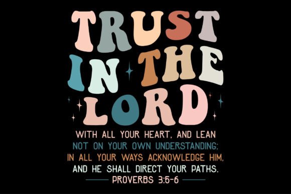 Trust in the Lord Christian Graphic Hood: A Faith-Forward Design Asset