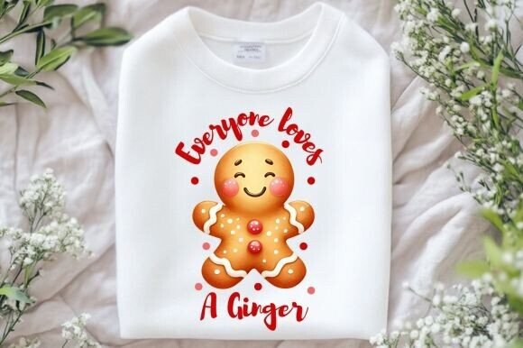 Watercolor Cute Gingerbread Graphic Png: A Festive Design Asset